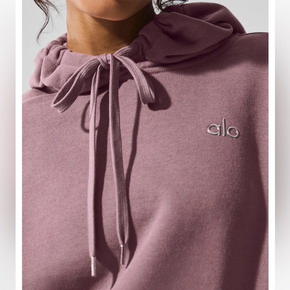 ALO Yoga Accolade Hoodie Small Limited: Smoky Quartz NWT - Picture 8 of 9